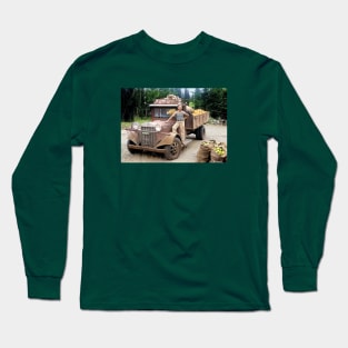 Israel, Kfar Saba. Farmer With Fruit. 1934 Long Sleeve T-Shirt